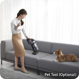 Samsung Jet 75E Pet - Steelstofzuiger - VS20B75AGR5/WA - Zilver - Turbo Action Brush - Pet Tool — thumbnail 20