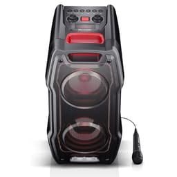 Party speaker met microfoon - Karaoke set - bluetooth - 13 speeltijd - super bass - LED lichteffecten — thumbnail 6