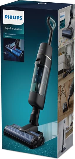 Philips Steelstofzuiger met Dweilfunctie XW7110/01 - Stofzuigen en Dweilen - Draadloos - Zonder Zak - Alle Vloertypen – LCD Scherm – Zelfreinigend - Grijs — thumbnail 22