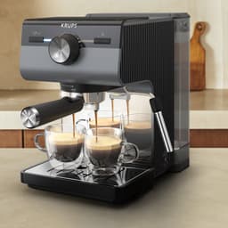 Krups Authentic+ C40 XP384G - Pistonmachine - Inclusief Melkopschuimer - Stijlvol Design - Compact - Geschikt voor Espresso en Latte — thumbnail 5