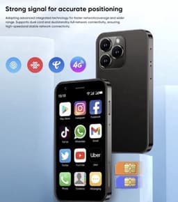 Medj - Mini smartphone- mobiele telefoon- superkleine -klein -4G -Snelste -mini- gsm -android 10 — thumbnail 6