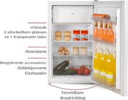 PRIMO PR174FR Koel-vriescombinatie - D - 102L - Vrijstaand - Wit — thumbnail 7