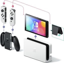 Nintendo Switch OLED - Wit — thumbnail 18
