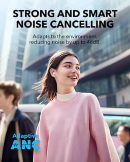 soundcore A30i by Anker, Noise Cancelling Earbuds, Lipstick Shaped Design, Small, Lightweight Comfort, Clear Sound, 24 Hours Playtime, IP54, Wireless Earbuds, Bluetooth 5.4 — thumbnail 3