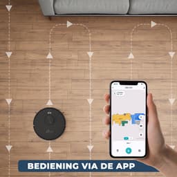 Tjilla C150 Robotstofzuiger met dweilfunctie - Nederlands product - Realtime mapping - Anti-klit borstel - Met laadstation - LDS Laser navigatie - Proefperiode 30 dagen - Huisdieren - Dweilrobot - Bediening met App - Met afstandsbediening - 11.500pa — thumbnail 13