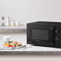 Toshiba MW2-MG20PF(BK) - Vrijstaande magnetron met Grill - 10 Jaar Garantie op Magnetronbuis - 20 liter - Zwart — thumbnail 8