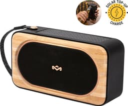 House of Marley Roots Solar bluetooth speaker - Draadloze compacte speaker - Ingebouwde Flesopener - Solar Powerbank - Waterproof - 19 uur Batterijduur - Gemaakt van Duurzame Materialen - Zwart — thumbnail 3