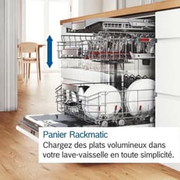 BOSCH SMS6ZCI11F SER6 vrijstaande vaatwasser - 14 couverts - Inductie - L60 cm - 40 dB - Klasse B - RVS — thumbnail 3