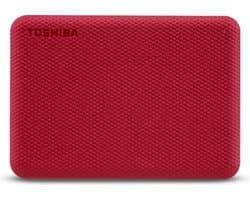 External Hard Drive Toshiba CANVIO ADVANCE Red 4TB USB 3.2 Gen 1