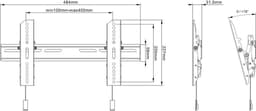 Multibrackets kantelbare OLED tv-beugel voor LG en Philips OLED-televisies in 55” – 65” inch — thumbnail 7