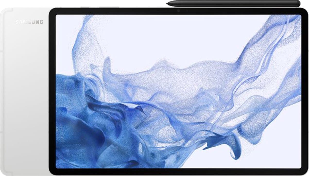 Samsung Galaxy Tab S8 - WiFi - 256GB - Silver — afbeelding 1