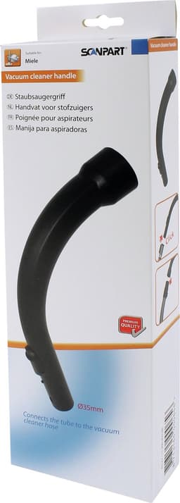 Scanpart pistoolgreep 35 mm - Geschikt voor Miele Classic Compact Complete - C1 C2 C3 S2 S4 S5 S6 S8 - Met klikysteem - Alternatief voor 9442601 — thumbnail 1