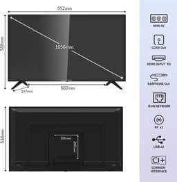 ANTTEQ AV42F3 Smart TV – 42 inch (106 cm) – Full HD – WiFi – Triple Tuner – VIDAA — thumbnail 6