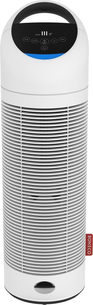 Boneco P 370 Luchtreiniger auto sensor met HEPA filter, Ioniser en UV-C licht voor 240m3 p/u wit — afbeelding 1