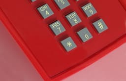 OPIS Push-Me-Fon 4G MOBILE - Retro telefoon voor het 4G mobiele netwerk (SIM-kaart) - rood — thumbnail 3