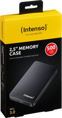 (Intenso) 2,5 inch Memory Case 500GB - Portable HDD - 500GB - USB 3.2 Super Speed — thumbnail 6