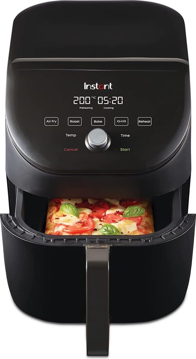 Instant Vortex Slim 5,7L airfryer (zwart) | 20% smaller | superstil met QuickMark | verlengde mand | anti-aanbaklaag | vaatwasmachcinebestendig — afbeelding 1