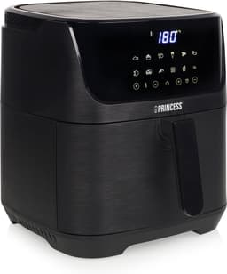 Princess 182061 Airfryer XXL 6,5L - Digitale Heteluchtfriteuse met Uitneembare Scheidingswand - Zwart - 1800 watt - 12 programma's - Digitale timer - Temperatuurbereik 80-200 °C - BPA- en PFOA-vrij — thumbnail 10