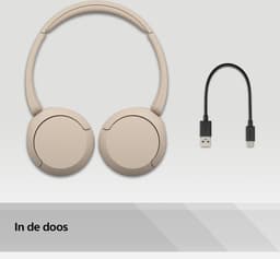 Sony WH-CH520 - Draadloze on-ear koptelefoon - Beige — thumbnail 10