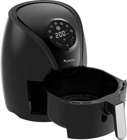 TurboTronic AF9D Digitale Airfryer - Heteluchtfriteuse - 3,5 Liter - Zwart/Zilver — thumbnail 7