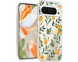 Unov - Google Pixel 9 Pro XL Hoes - TPU Bescherming - Cytrusontwerp