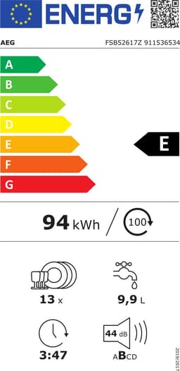 AEG FSB52617Z 6000 serie SatelliteClean® - Inbouwvaatwasser - AirDry - 13 couverts — thumbnail 3
