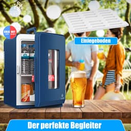 KESSER® Tafelmodel Koelkast 15 Liter AC DC 220-240V en 12V - Mini Koelkast Vrijstaand met Verwarmingsfunctie - Koelbox ideaal voor Auto en camperen - — thumbnail 6