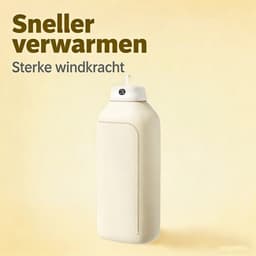 KZQ Draagbare Kledingdroger Elektrisch Mini Reisdroger met Timer en Droogzak Compact Opvouwbaar Kaki voor Appartement Hotel — thumbnail 5