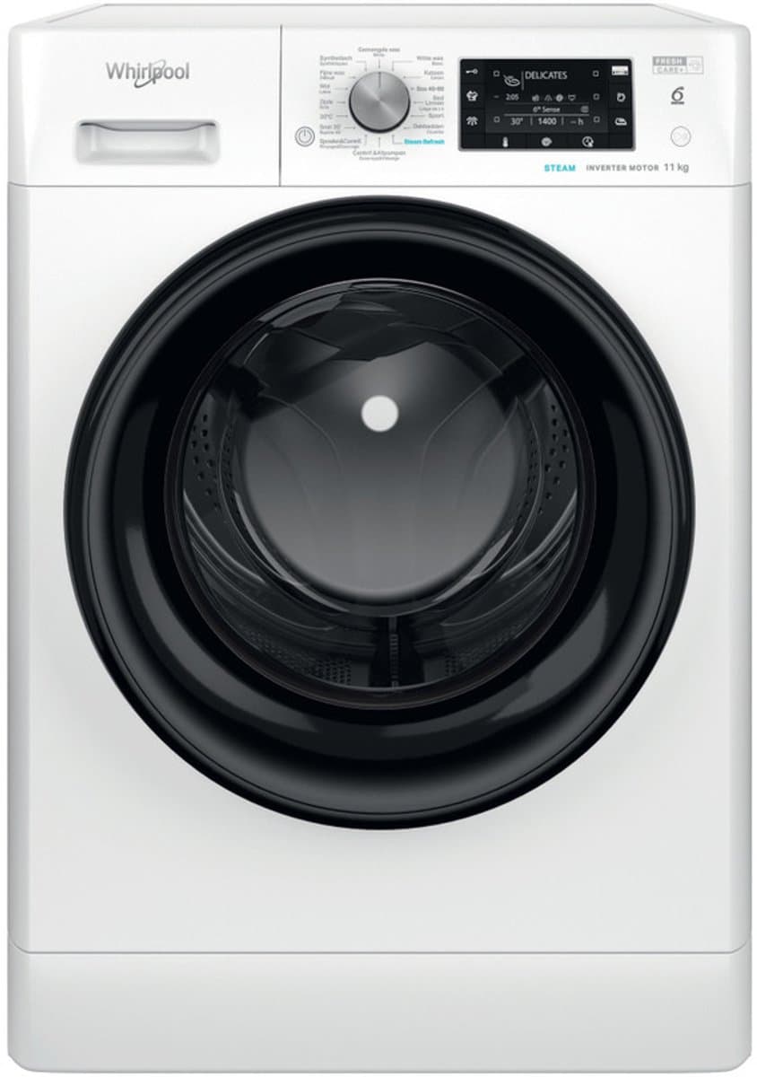 Whirlpool FFD 11489E BV BE wasmachine Voorbelading 9 kg 1351 RPM Wit — afbeelding 1