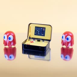 Pac-Man - retro gaming handheld - in metalen box — thumbnail 4
