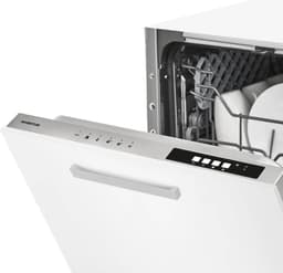 Inventum IVW4508A smalle inbouw vaatwasser - 10 couverts - Volledig integreerbaar - 45 cm breed - Bestekmand - 6 programma’s - Max nishoogte 87 cm - Startuitstel - Energielabel D — thumbnail 5