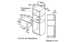 Bosch BEL523MS0 - Magnetron met Grill - Zwart — thumbnail 2