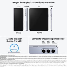 Samsung Galaxy Z Fold5 SM-F946B 19,3 cm (7.6') Dual SIM Android 13 5G USB Type-C 12 GB 256 GB 4400 mAh Blauw — thumbnail 3