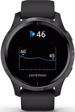 Garmin VENU Health Smartwatch - Amoled touchscreen - Stappenteller - 5 dagen batterij - Zwart/Gunmetal — thumbnail 19