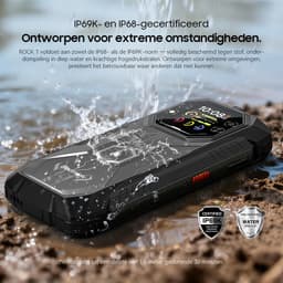 Blackview ROCK 1 Robuuste Smartphone - 24GB RAM - 256GB ROM - Android 16 - 15000mAh - Gemini AI Robuuste Telefoon - 6,56 inch - IP68/IP69K - 4G Dual SIM - NFC - OTG - GPS - Zwart — thumbnail 16