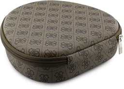 Guess Bluetooth Koptelefoon - ENC - PU Leather met opbergdoos - 4G Triangle Logo - Bruin — thumbnail 7