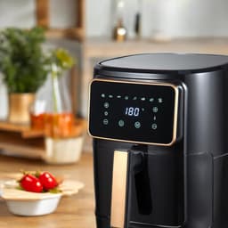 SAVI® Airfryer XXL - Mini-oven - Heteluchtfriteuse - Zwart - 36cm x 40cm x 36cm — thumbnail 3