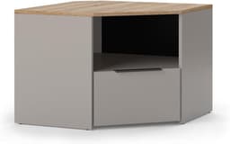 Hoekkast TV meubel - Lowboard Wido - Woonkamer Inrichten - Modern Design - 68x50cm - Grijs — thumbnail 1