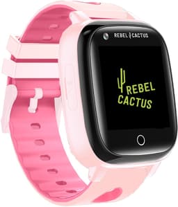 Rebel Cactus GO (Roze) - GPS Kindersmartwatch - Whatsapp - (video) bellen - SOS/Geofence - Werkt wereldwijd - Gratis OuderApp - Batterij: 32uur — thumbnail 2