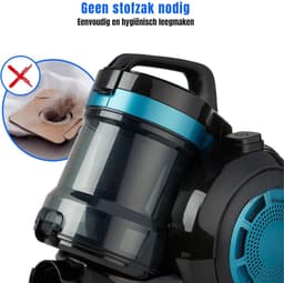 Core® Steelstofzuiger met snoer - Steelstofzuiger - Stofzuiger - Zwart - ‎31cm x 35cm x 25cm — thumbnail 4