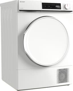 Sharp KDNHA9S6PWECB newline – warmtepomp droger – 9 kg – energie label E – 15 programma’s – LED trommelverlichting – links en rechts draaiend – WIT — thumbnail 3