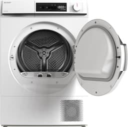 Sharp KDNHA9S6PWECB newline – warmtepomp droger – 9 kg – energie label E – 15 programma’s – LED trommelverlichting – links en rechts draaiend – WIT — thumbnail 6