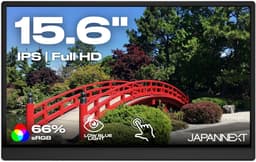 JAPANNEXT Draagbare Touchscreen Monitor 15.6" IPS Full HD (1920x1080) | JN-MD-i156F-T-LE — thumbnail 1