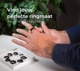 NOLATR Smart Ring LUX Slimme Ring – Stappenteller & Hartslagmeter – Goud – Maat 8 — thumbnail 9