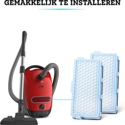 2 STUK(S) Koolstof Filter - Geschikt voor Miele - Vervangt SF-HA 50 - Hepa Airclean 50 Filter - COMBIDEAL — thumbnail 2