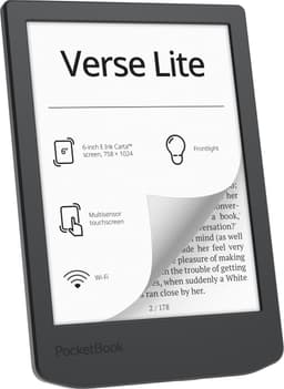PocketBook Verse Lite - E-reader - Midnight Grey - Voordeelbundel met Wintertime Hoesje — thumbnail 2