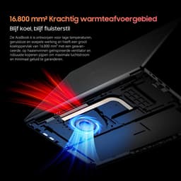 Blackview AceBook 6 Laptop - 15,6 inch Full HD - 16 GB RAM - 512 GB SSD - AMD Ryzen 5 3500U - Windows 11 Notebook - UHD Graphics - Grijs — thumbnail 7
