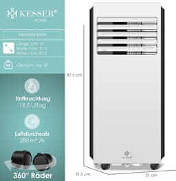 Mobiele Airco - Airconditioning - Ventilatoren - Airco Zonder Afvoerslang - Ventilatie — thumbnail 7