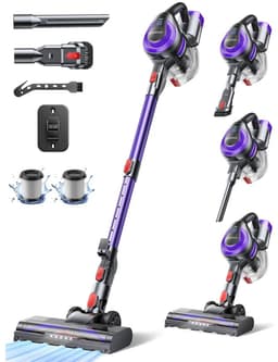 House of Balance SteelStofzuiger - Sterke Zuigkracht - Draadloos - 45 Minuten - incl Accessoires - Stofzuiger - Draadloze Stofzuiger — thumbnail 1