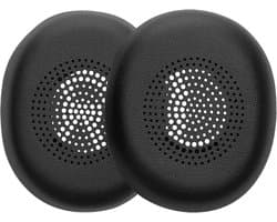 2x Earpads Vervanging voor Jabra Evolve 2 30 Hoofdtelefoon - Zwart Kunstleer en Schuim
